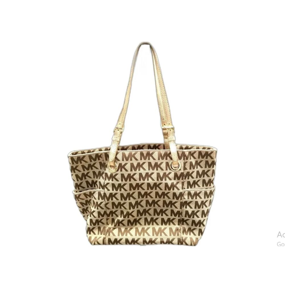 Michael Kors Jet Set Signature Monogram Tote